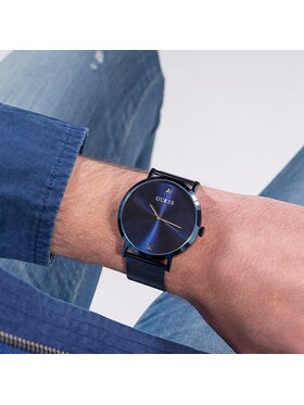 Guess Guess Zegarek GW0460G4 Granatowy