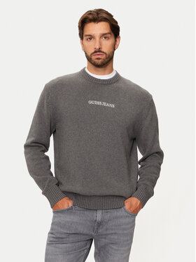 Guess Jeans Guess Jeans Пуловер M4BR31 Z3HM1 Сив Regular Fit