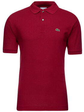 Lacoste Lacoste Polo L1212 Bordowy Classic Fit