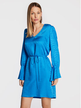 TWINSET TWINSET Sukienka codzienna 222TT2125 Niebieski Regular Fit