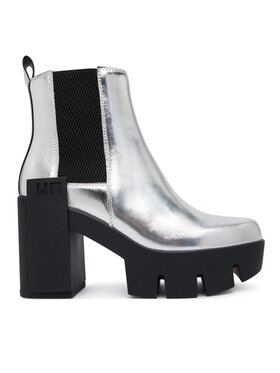 United Nude United Nude Botki Grip Chelsea Mid V 1103314116 Srebrny