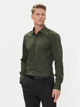 HUGO HUGO Krekls Kenno 50289499 Zaļš Slim Fit