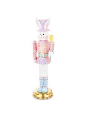 MIAhome MIAhome Figurka królik w mundurze SUNDALO Różowy