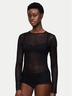 Triumph Triumph Bluză A Weekend To Remember 10225081 Negru Slim Fit