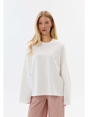 Mirons Mirons Longsleeve Print Biały Regular Fit