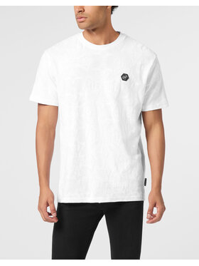 PHILIPP PLEIN PHILIPP PLEIN T-Shirt 26187 Biały Regular Fit