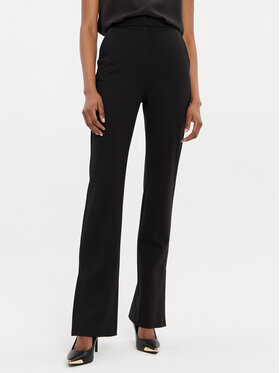 KARL LAGERFELD KARL LAGERFELD Kalhoty z materiálu 241W1007 Černá Slim Fit