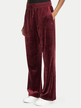 Tommy Hilfiger Tommy Hilfiger Pantaloni da tuta UW0UW06707 Bordeaux Relaxed Fit