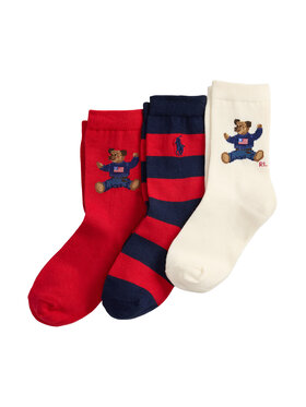 Polo Ralph Lauren Polo Ralph Lauren 3er-Set hohe Kindersocken 447P03263001 Bunt