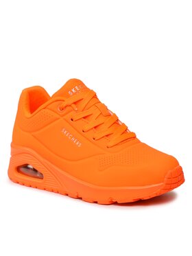 Skechers Skechers Sneakersy Night Shades 73667/NORG Pomarańczowy