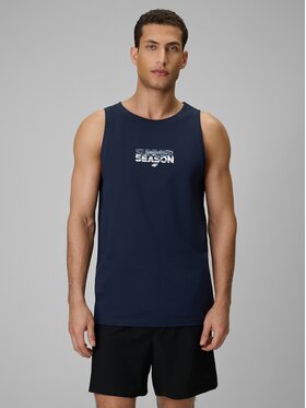 4F 4F Tank top 4FWSS26TSLEM249-31S Niebieski Regular Fit