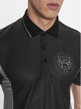 Plein Sport Polo Majica PACC MTK6338 STE003N Črna Regular Fit