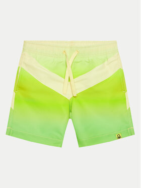 United Colors Of Benetton United Colors Of Benetton Szorty kąpielowe 5JD00X00L Zielony Regular Fit