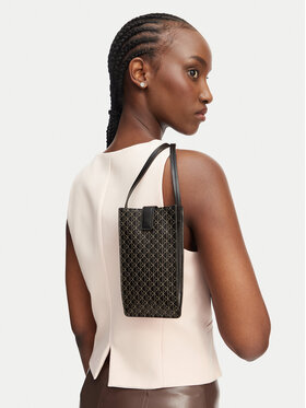 Calvin Klein Calvin Klein Torbica za telefon Emblem Aop Phone Crossbody LV04F1115G Crna