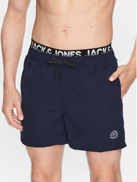 Jack&Jones Jack&Jones Szorty kąpielowe Fiji 12227254 Granatowy Regular Fit