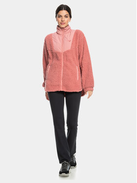 Roxy Roxy Fleecová mikina Sherpa Jacket Plfl ERJPF03155 Růžová Regular Fit