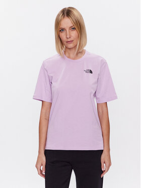 The North Face The North Face T-Shirt Simple Dome NF0A4CES Fioletowy Relaxed Fit
