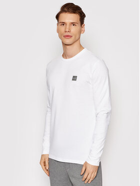 Boss Boss Longsleeve Tacks 1 50462772 Biały Regular Fit