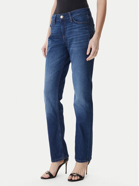 Guess Guess Jeansy W6RA3M D6831 Tmavomodrá Straight Leg