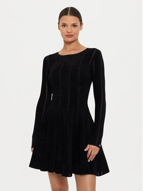 Marciano Guess Marciano Guess Kleid für den Alltag 4BGK43 5806Z Schwarz Regular Fit