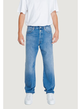 REPLAY Replay Spodnie garniturowe 12 OZ RECYCLED Niebieski To Fit