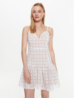 MICHAEL Michael Kors MICHAEL Michael Kors Každodenní šaty MS381N18BK Bílá Regular Fit