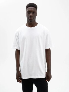 Urban City Urban City T-Shirt T-Shirt Oversize Męski Biały UrbanCity No Logo XXL Biały Oversize