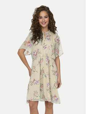 ONLY ONLY Hétköznapi ruha Aida 15319705 Ekru Regular Fit