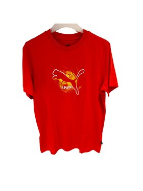 Puma Puma T-Shirt 684540 Czerwony Regular Fit