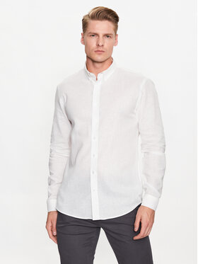 Lindbergh Lindbergh Cămașă 30-203344 Alb Slim Fit