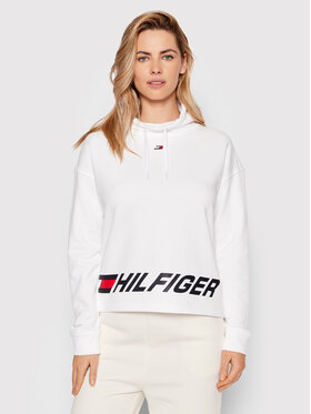Tommy Hilfiger Tommy Hilfiger Bluza Wrapped S10S101234 Biały Relaxed Fit