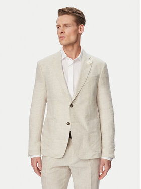 JOOP! JOOP! Sako Hoverest 30102592 Světle béžová Slim Fit