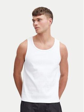 Solid Solid Tank top 21108248 Λευκό Regular Fit