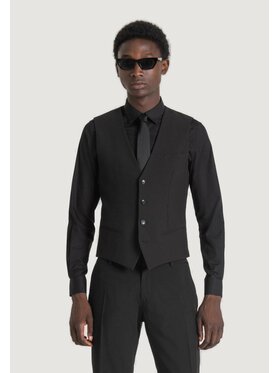 Antony Morato Antony Morato Γιλέκο MMVS00009-FA600255 Μαύρο To Fit