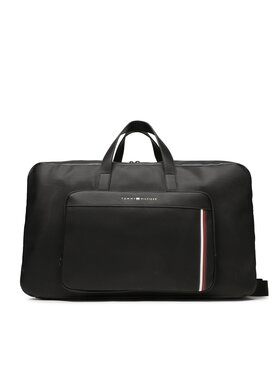 Tommy Hilfiger Tommy Hilfiger Сак Th Pique Pu Duffle AM0AM11309 Черен