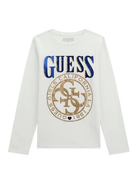 Guess Kids Guess Kids Top 171349 Biały Classic Fit