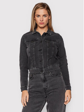 Noisy May Noisy May Джинсова куртка Debra 27001866 Чорний Regular Fit