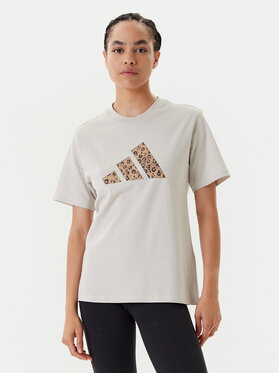 adidas adidas Tricou Animal Graphic JM4423 Bej Regular Fit