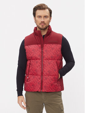 Tommy Hilfiger Tommy Hilfiger Weste New York MW0MW33627 Rot Regular Fit