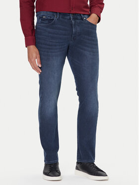 BOSS BOSS Blugi P-Delaware 50549834 Bleumarin Slim Fit