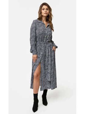 Luisia Luisia Sukienka koszulowa Elena Granatowy Regular Fit
