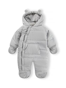 minoti minoti Kombinezon zimowy 31BABYSNOW5 Szary jasny Regular Fit