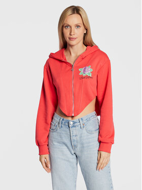 Local Heroes Local Heroes Majica dugih rukava Rose AW22S0004 Crvena Relaxed Fit