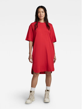 G-Star Raw G-Star Raw Kasdieninė suknelė D22840-C336-A911 Raudona Relaxed Fit