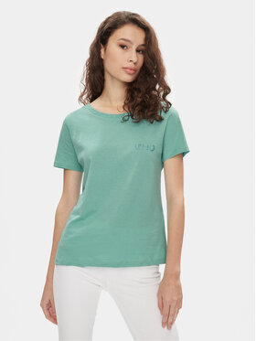 Liu Jo Liu Jo T-Shirt MA4395 J6308 Zielony Regular Fit