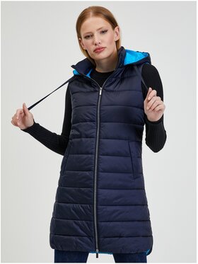 Orsay Orsay Bezrękawnik 816026526000__38 Czarny Regular Fit