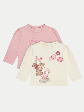 Mayoral Mayoral Set od 2 majice 2052 Šarena Regular Fit