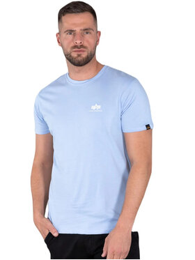 Alpha Industries Alpha Industries T-Shirt AI.188505-513 Błękitny Basic Fit
