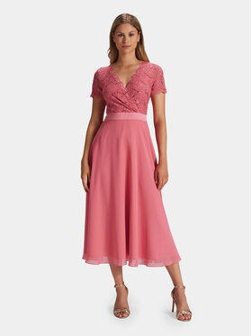 Swing Swing Sukienka koktajlowa 5AG11100 Różowy Regular Fit