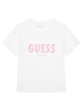 Guess Guess Tricou J6RI24 K6YW4 Alb Regular Fit